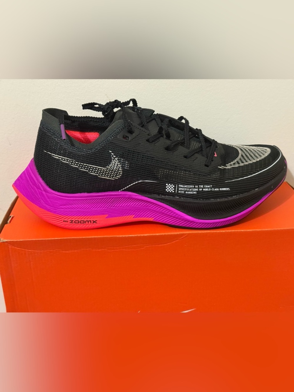 🔥 Nike ZoomX Vaporfly Next% 2 “Raptors” – Elite Racing Shoes – Brand New! 🔥 - Picture 4 of 7